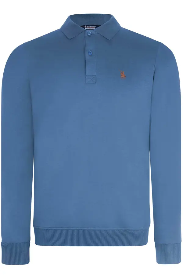 dewberry V9007 DEWBERRY MEN'S SWEATSHIRT-INDIGO