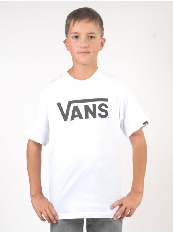 Vans Vans CLASSIC white/black kids short sleeve tee - white - Girls