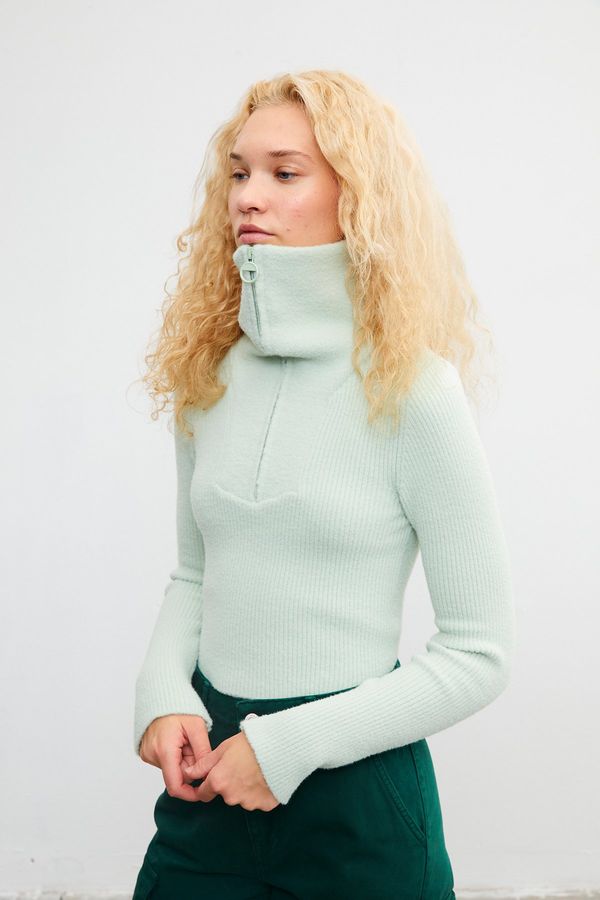 VATKALI VATKALI pulover za obrezovanje z zadrgo na vratnem izrezu - omejena izdaja
