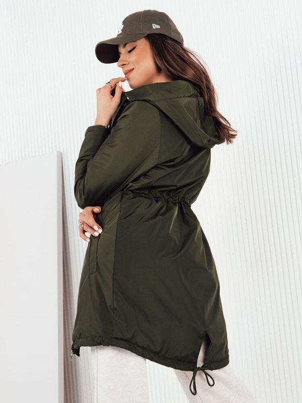 DStreet VERCHA women's parka jacket green Dstreet