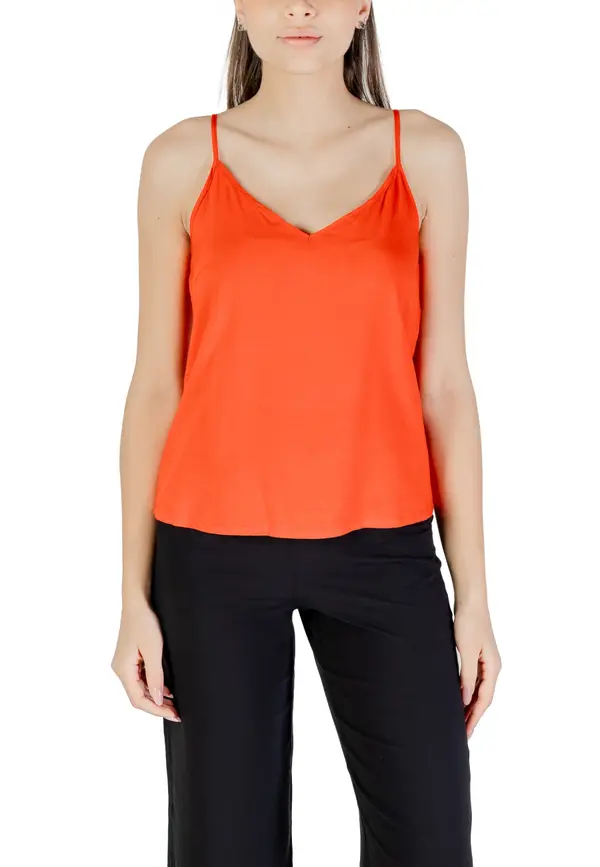 Vero Moda Vero Moda oranžen top z naramnicami