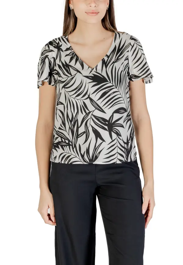 Vero Moda Vero Moda vzorčasta bluza s kratkimi rokavi