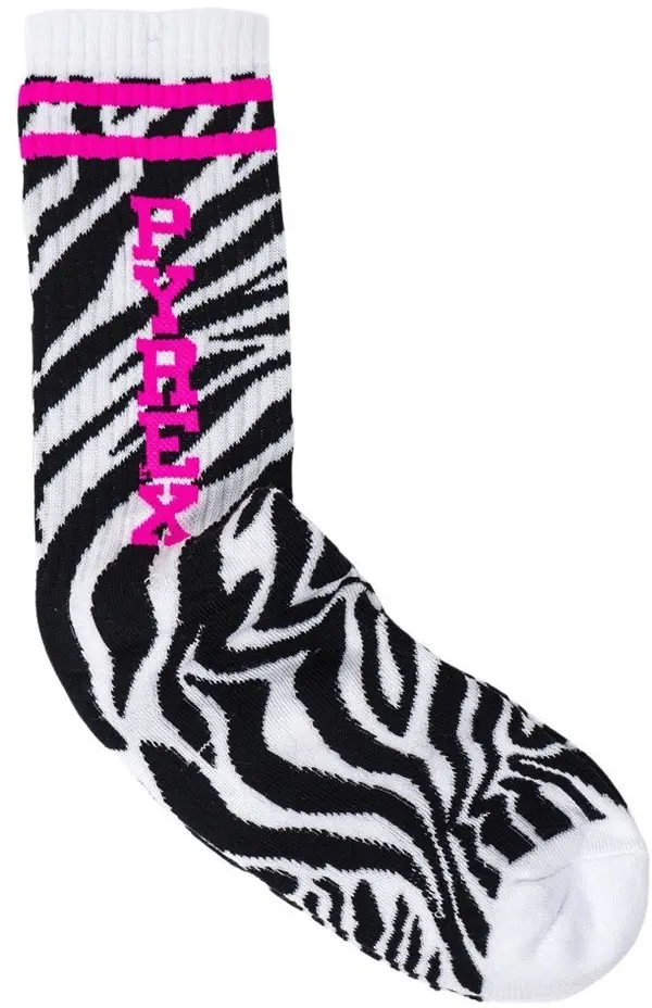 Pyrex Vesele nogavice iz Pyrexa z motivom zebre