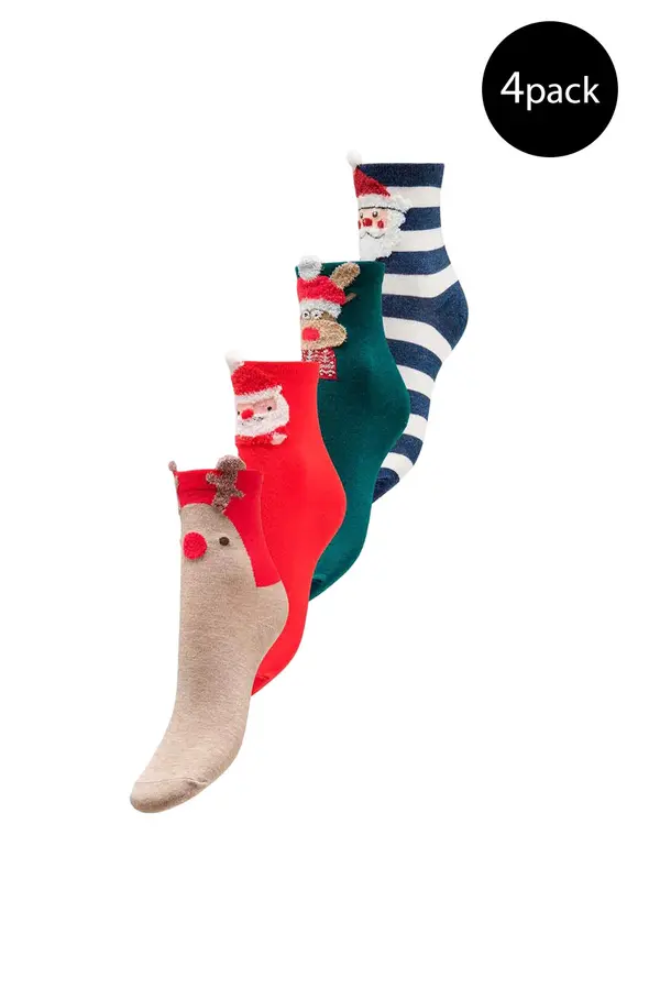 Only Vesele nogavice Only Intimo Donna, 4 kosi