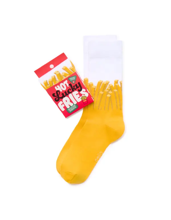 Celio Vesele nogavice z motivom pomfrija