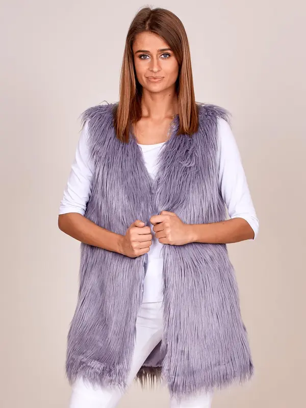 Wool Fashion Italia Vest-AT-KZ-173501A-1.12P-gray