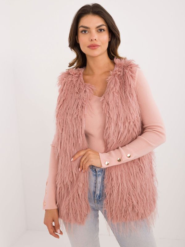 Wool Fashion Italia Vest-AT-KZ-2349-1.50-dark pink