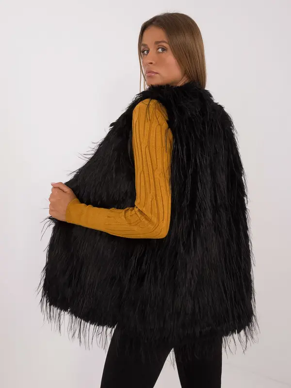 Wool Fashion Italia Vest-AT-KZ-2349-1.80-black