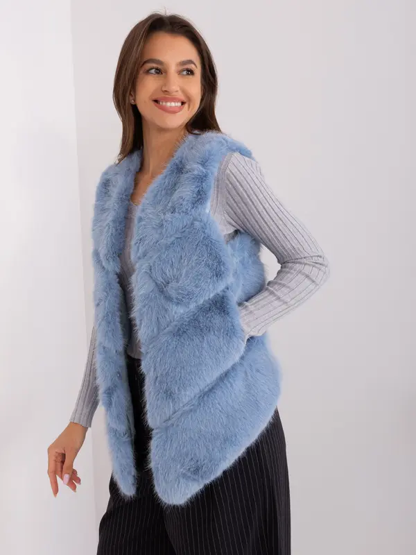 Wool Fashion Italia Vest-AT-KZ-2349.00P-blue