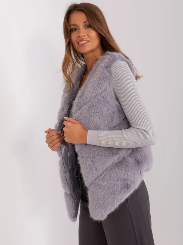 Wool Fashion Italia Vest-AT-KZ-2349.00P-grey
