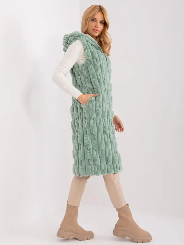 Wool Fashion Italia Vest-AT-KZ-2368-1.07-pistachio