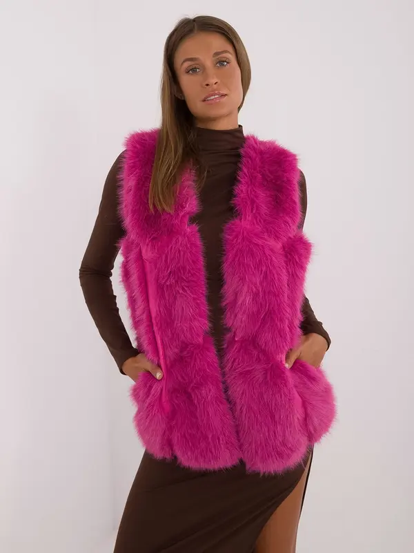 Wool Fashion Italia Vest-AT-KZ-2375.00P-fuchsia
