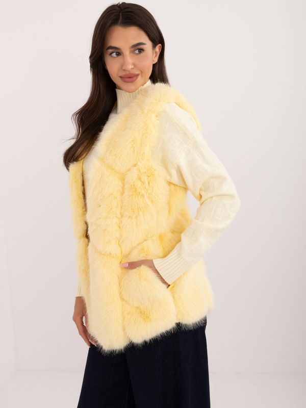 Wool Fashion Italia Vest-AT-KZ-2375.00P-Light Yellow