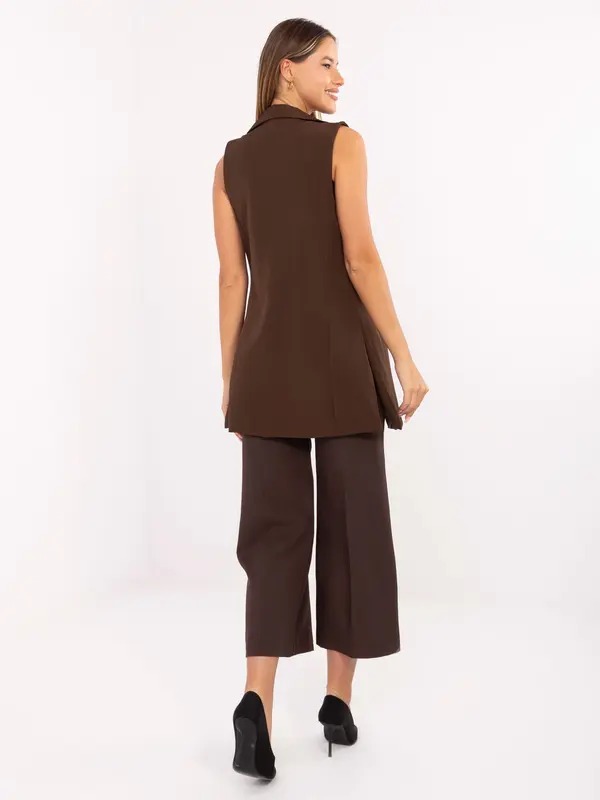 RUE PARIS Vest-IT-KZ-FL5069.84-brown