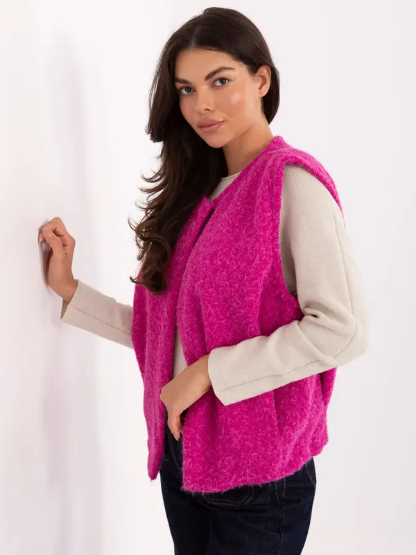 RUE PARIS Vest-IT-KZ-FL9622.29P-fuchsia