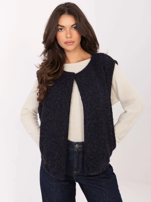 RUE PARIS Vest-IT-KZ-FL9622.29P-navy blue