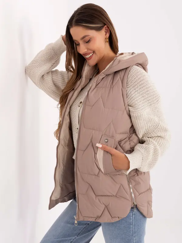 Factory Price Vest-MBM-KZ-2516.96-dark beige