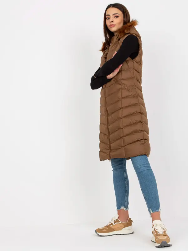 RUE PARIS Vest-RV-KZ-008.00P-brown