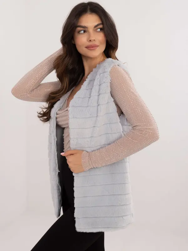 Och Bella Vest-TW-KZ-2114.09P-light gray