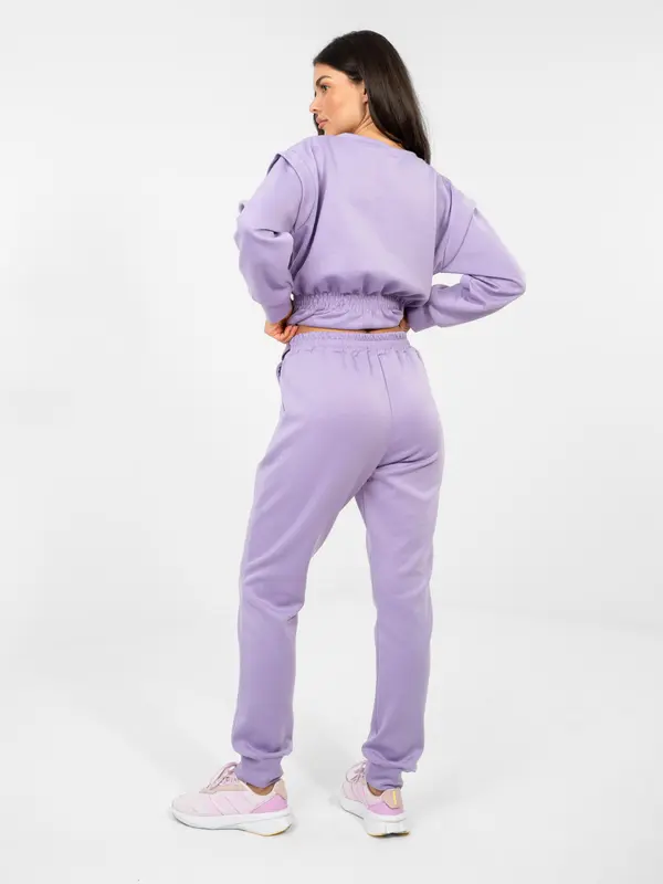 RUE PARIS Vijoličen komplet trenirk