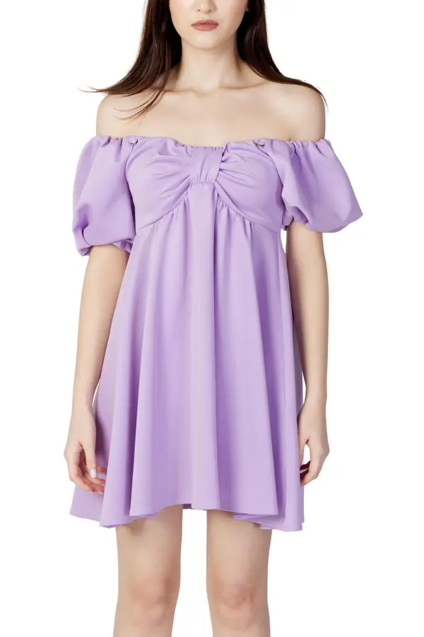 Aniye By Vijolična mini obleka Aniye By