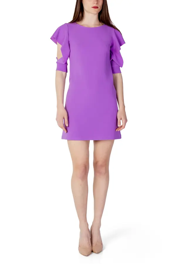 Rinascimento Vijolična mini obleka Rinascimento