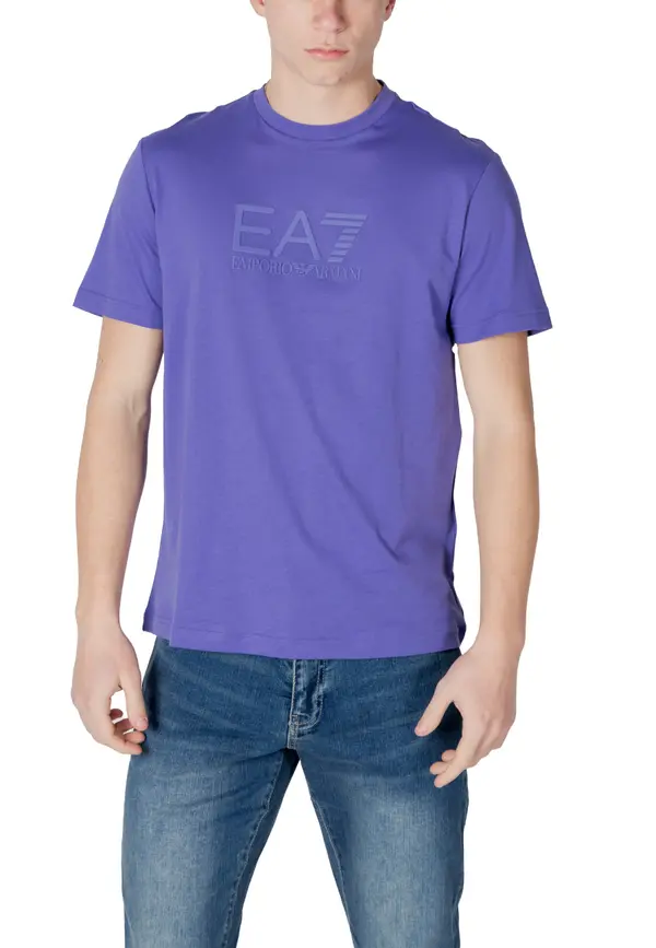 EA7 Vijolična moška majica EA7