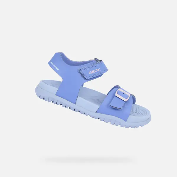 GEOX Vijolični dekliški sandali Geox Fusbetto