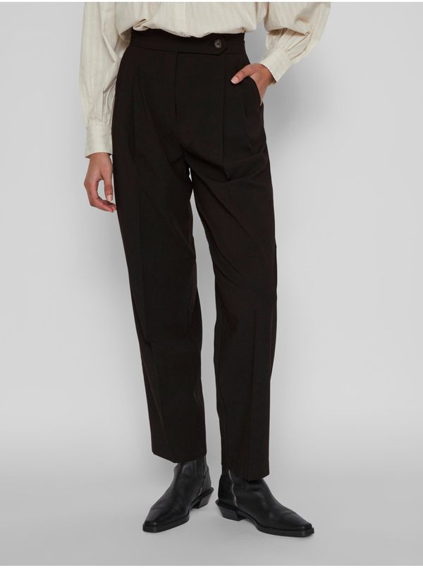 Vila VILA Clory Black Women's Trousers - Women