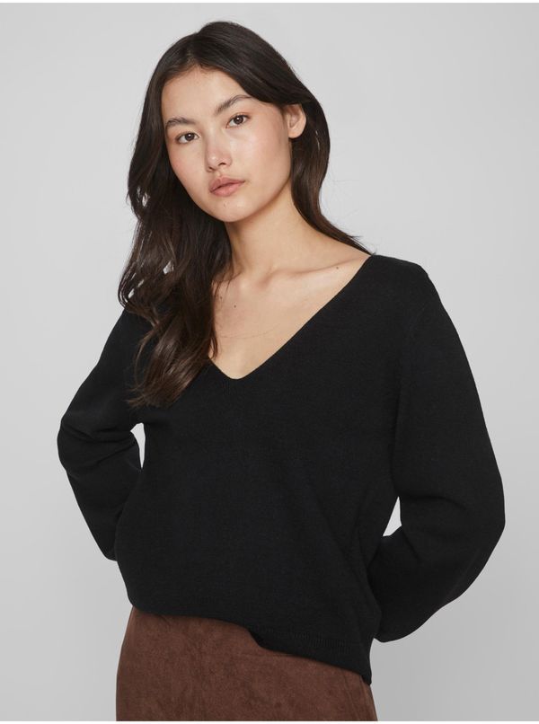 Vila VILA Ril Black Women's Sweater - Women