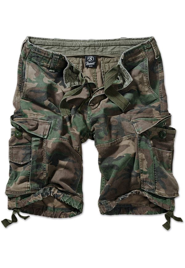 Brandit Vintage Cargo Shorts Olive Camo