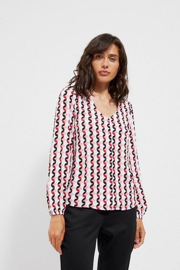 Moodo Viscose shirt with print