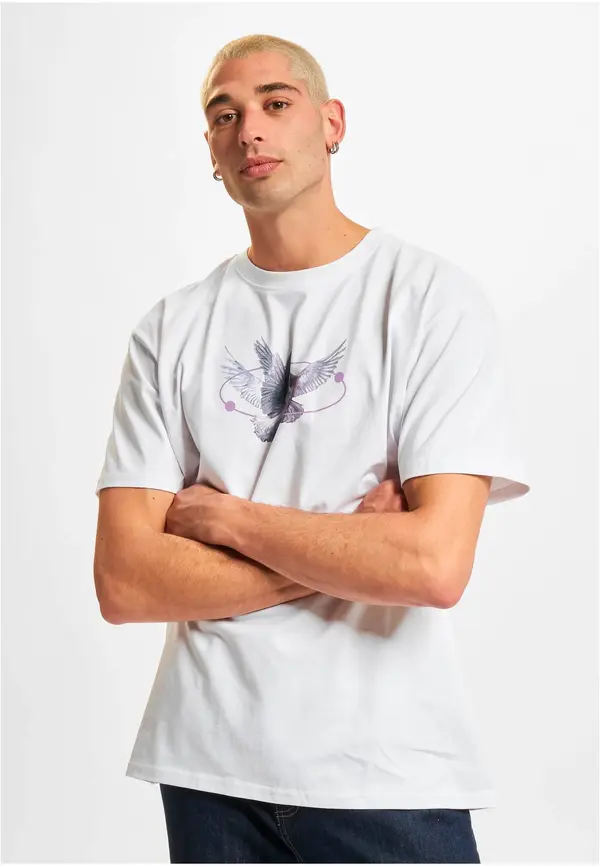 Mister Tee Vive la Liberte oversize t-shirt white