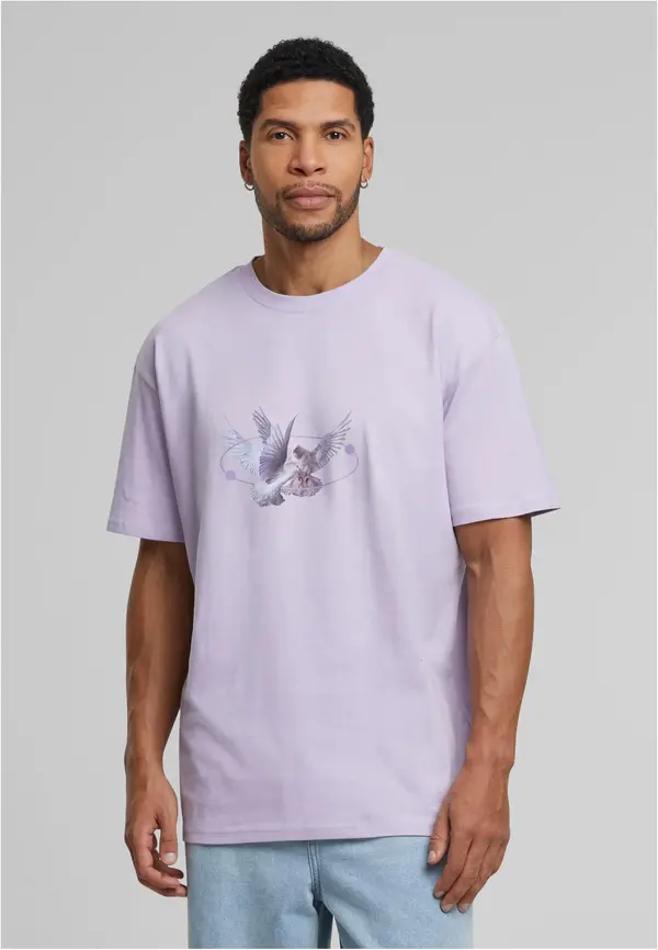 Mister Tee Vive la Liberte Oversize Tee lilac