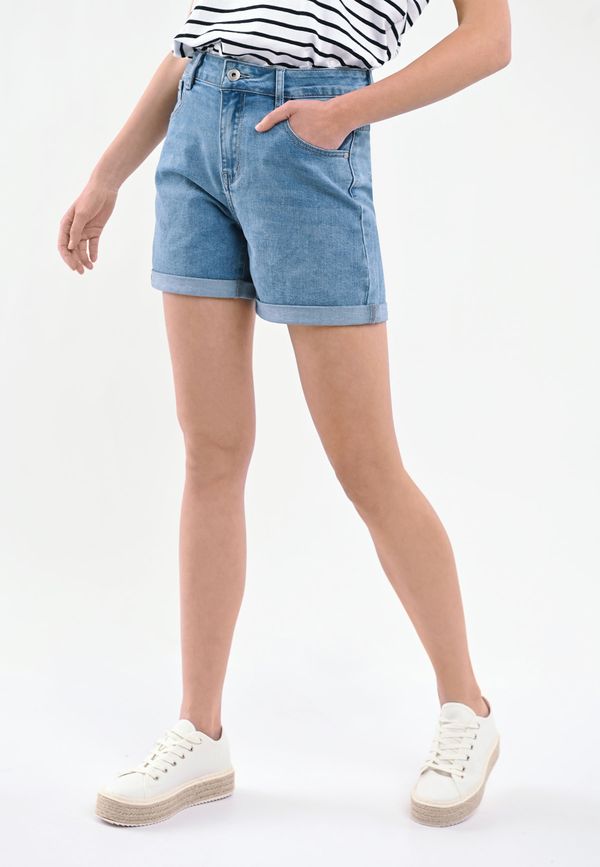 Volcano Volcano Woman's Jeans Shorts E-TALLY