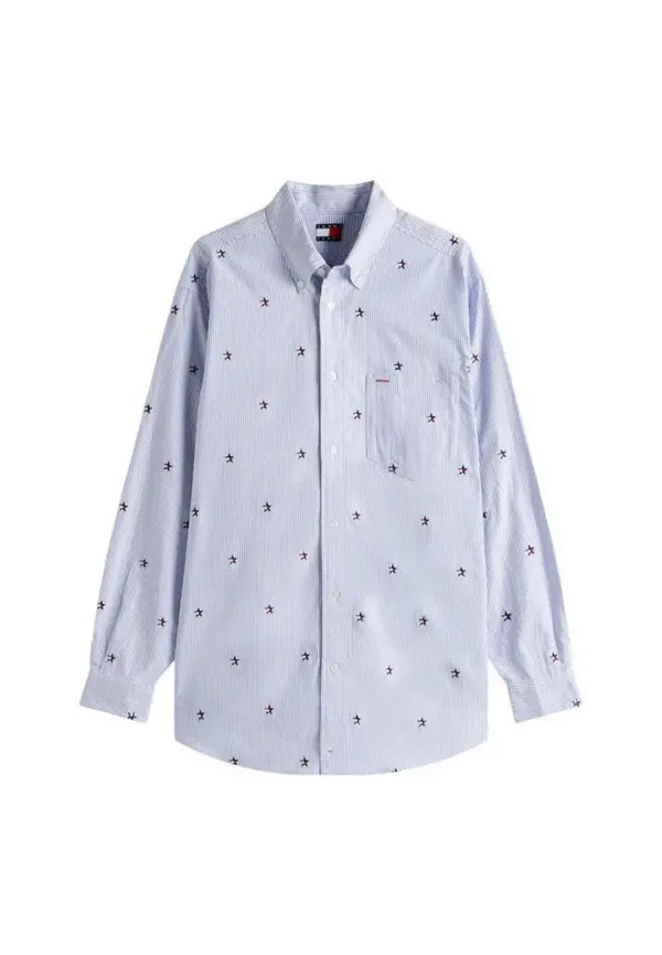 Tommy Hilfiger Jeans Vzorčana srajca Tommy Hilfiger