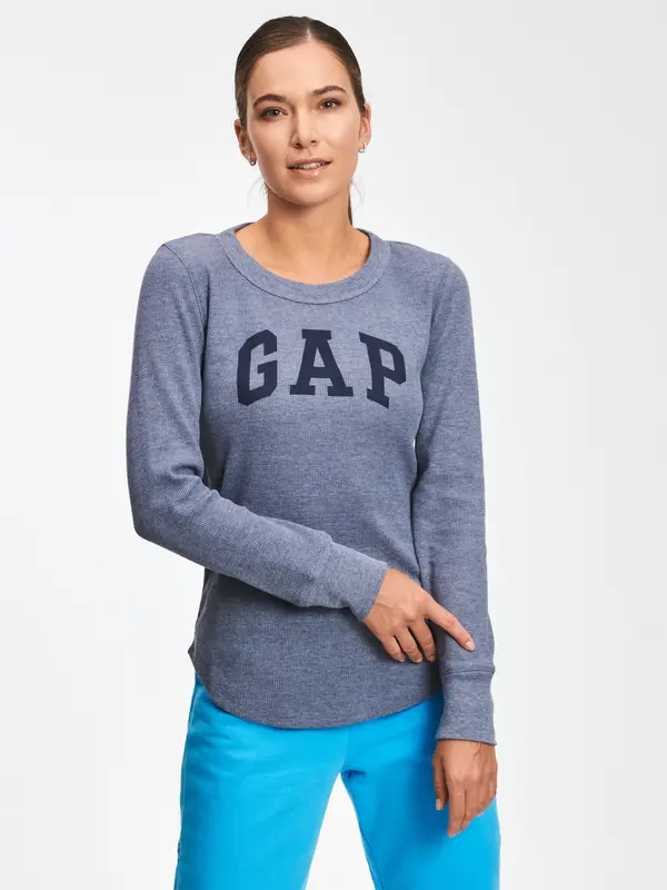 GAP Waffle T-shirt with GAP logo - Women's