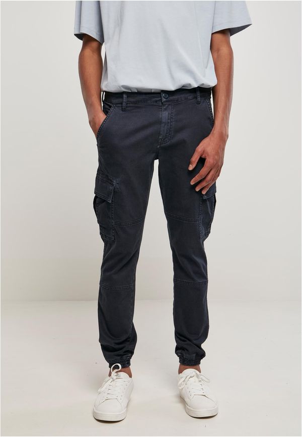 Urban Classics Washed Cargo Twill Jogging Pants Easternnavy