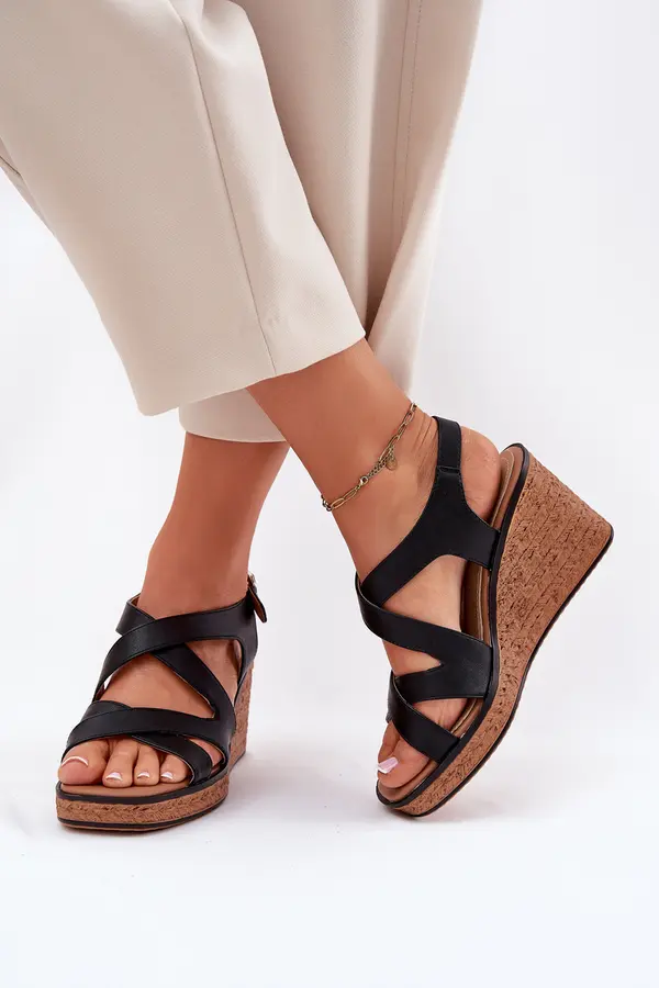 SERGIO LEONE Wedge Sandals For Women Sergio Leone