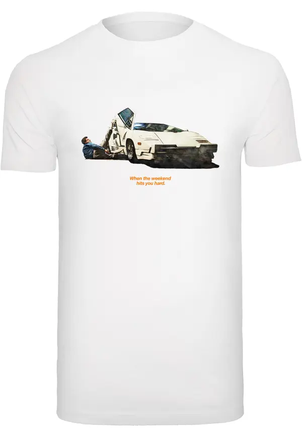 Mister Tee Weekend Wolf Tee white