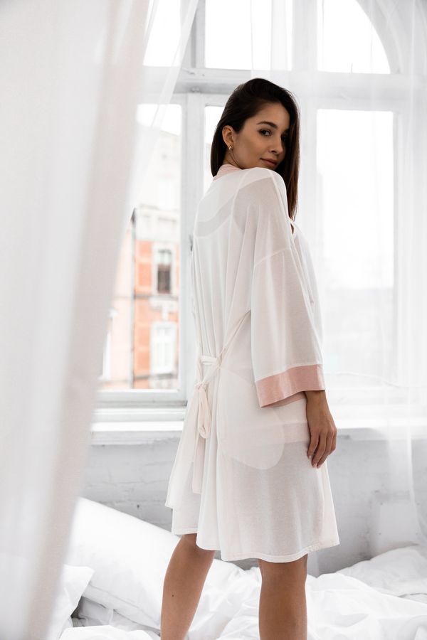 Sensis White bathrobe Nella