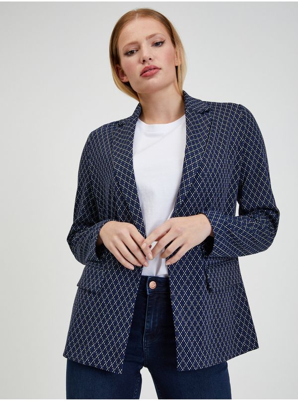 Orsay White-blue women's patterned blazer ORSAY