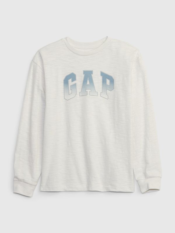 GAP White boys' T-shirt with GAP logo