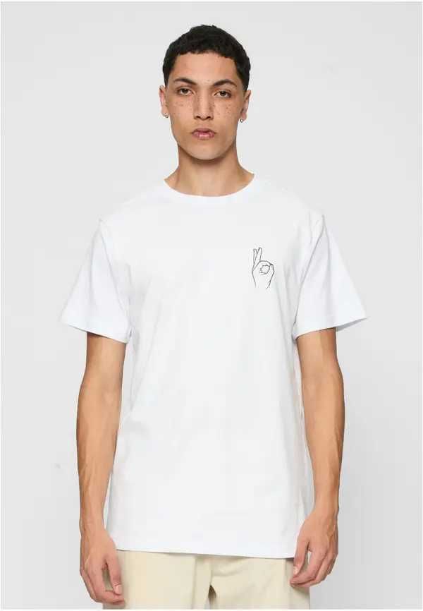 Mister Tee White Easy Sign T-Shirt