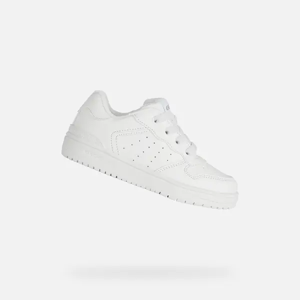 GEOX White Girls Geox Washiba Sneakers - Girls