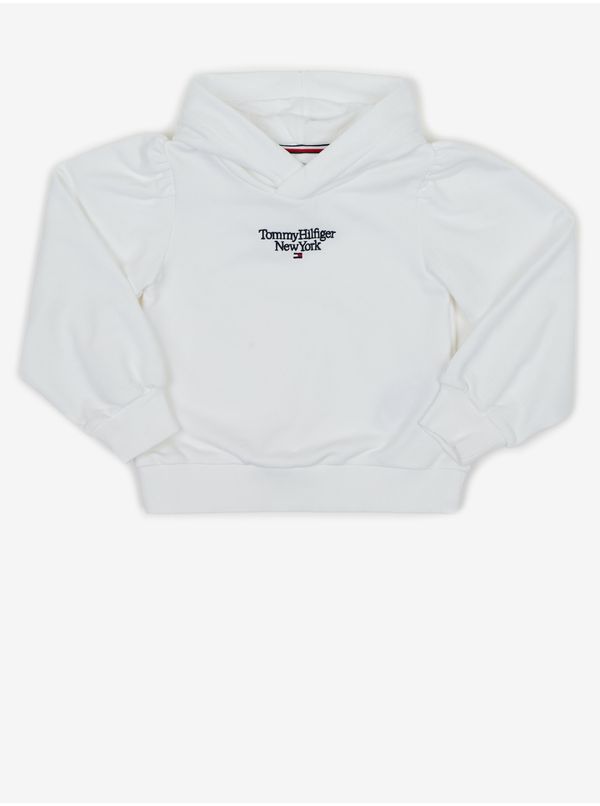 Tommy Hilfiger White Girls' Hoodie Tommy Hilfiger - Girls