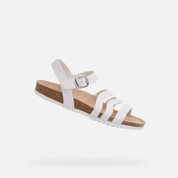 GEOX White Girls' Sandals Geox Adriel - Girls