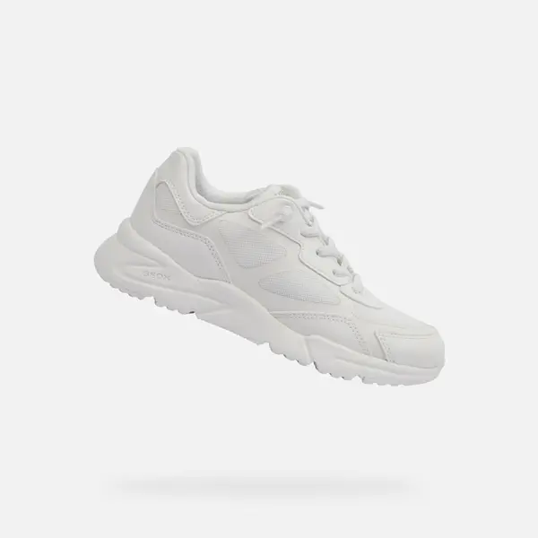 GEOX White Girls Sneakers Geox Loftus - Girls