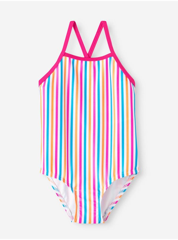 name it White Girly Striped Swimwear name it Ziza - Girls