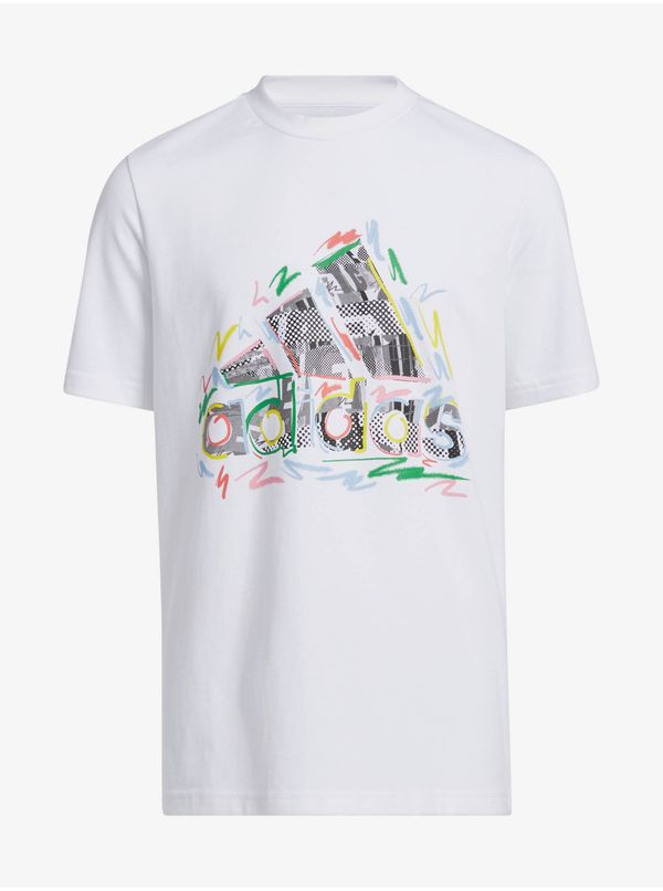 Adidas White kids t-shirt adidas Performance - Boys